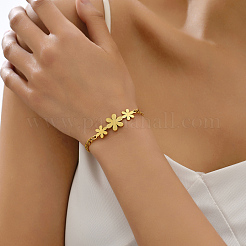 201 браслет из звеньев цепи панцирного плетения из нержавеющей стали&nbsp;GH1682