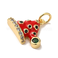 Стойки обшивки латунь микро проложить Циркон подвеску&nbsp;KK-U027-08G-B