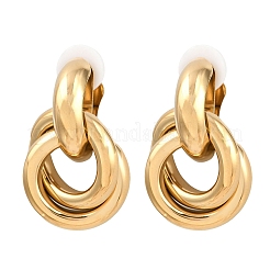 Серьги-гвоздики из нержавеющей стали 304&nbsp;EJEW-I320-15G