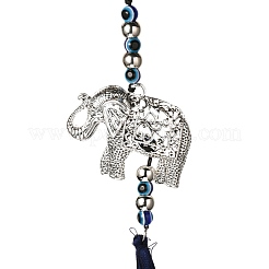 Grandi decorazioni ciondolo in lega di elefante&nbsp;HJEW-F008-06