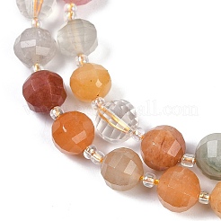 Naturale perle di quarzo rutilato fili&nbsp;G-G182-B13-05