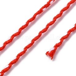 Cordon en polycoton à 4 brin avec fil métallique&nbsp;LS-OCOR-Z003-D118