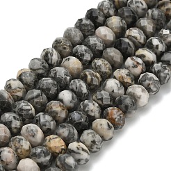 Натуральный черный шелковый камень / чистые камни G-Z111-A45