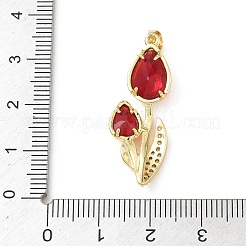 Ottone micro spianare pendenti zirconi&nbsp;KK-A303-14G-01
