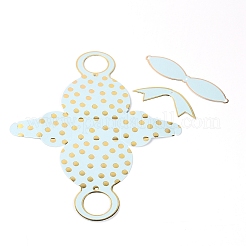 Handtaschen Form Tupfenmuster Papier Süßigkeiten Geschenk Falttaschen&nbsp;X1-BT-TAC0001-02A