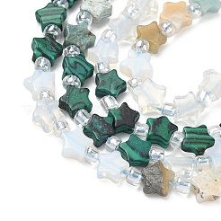 6 style de perles en opale&nbsp;G-D095-A05