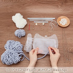 DIY-Kits zur Herstellung von Umhängetaschen&nbsp;DIY-WH0504-320D