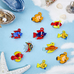 14шт 7 стиля подвески ручной работы лэмпворк&nbsp;LAMP-ME0001-19