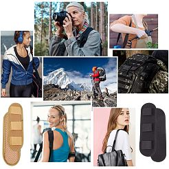 2 шт. 2-цветные накладки на плечевые лямки тактического жилета из брезента&nbsp;AJEW-OC0003-41