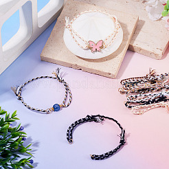 36шт 12 цвета поликоттоновый шнур для изготовления браслетов&nbsp;BJEW-TAC0052