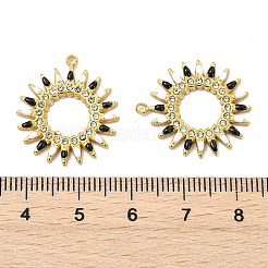 304 Edelstahl-Emaille-Anhänger&nbsp;STAS-T076-10G-03
