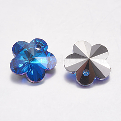 Encantos de rhinestone facetados&nbsp;LS-RGLA-F055-12x12-001BB