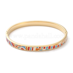 Шарнирные браслеты из нержавеющей стали 304 для женщин BJEW-K263-04G-02