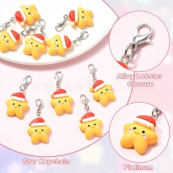 10 pz decorazioni pendenti in resina&nbsp;HJEW-YW00373
