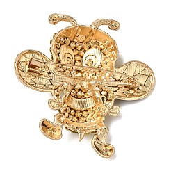 Spille smaltate con strass api&nbsp;JEWB-L026-04G-01