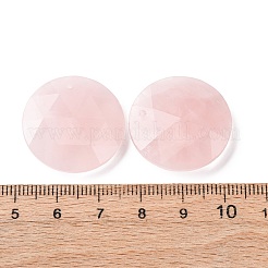 Pendentifs de quartz rose naturel&nbsp;X-G-H331-01D
