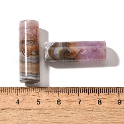 Подвески из натурального аметиста и кружевного агата&nbsp;G-A244-08A