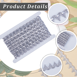 Ruban de dentelle de polyester en filigrane de 15 mètre&nbsp;DIY-GF0007-67B
