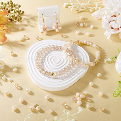 200шт 4 цвета стеклянные бусины&nbsp;EGLA-TA0013-42B