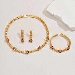 Винтажный дизайн железные цепочки с паве из кубических цирконий&nbsp;CO0564