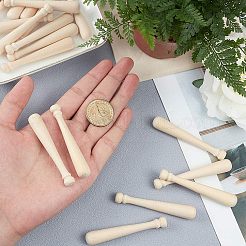 Unfertige halbgebohrte Mini-Naturholzperlen&nbsp;WOOD-OC0001-27B