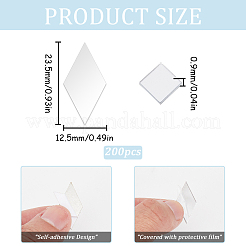 200 autocollant mural miroir en plastique&nbsp;KY-SP0001-13