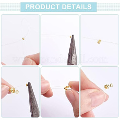 800 шт. 4-х видов проставочных бусин из нержавеющей стали 304&nbsp;STAS-UN0025-52