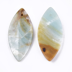 Природные подвески амазонит&nbsp;G-T111-07