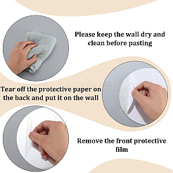 Акриловое зеркало наклейка на стену&nbsp;DIY-WH20049-30