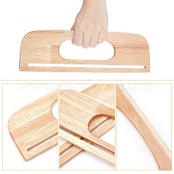2 pieza de asas de madera para bolsas&nbsp;WOOD-WR0001-04B
