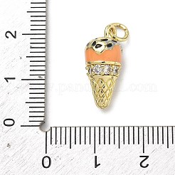 Colgante micropavé cubic zirconia de latón&nbsp;LS-KK-H255-03G-04