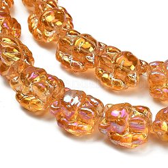 Гальванические стеклянные бусины&nbsp;EGLA-H110-01HR-03