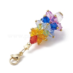 Decorazione pendente perline di vetro albero&nbsp;HJEW-JM02613-02