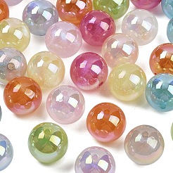 Светящиеся непрозрачные акриловые бусины&nbsp;MACR-C036-03