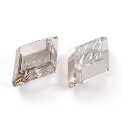 Geprägte Glas Strass Anhänger&nbsp;GLAA-J101-04B-001SA
