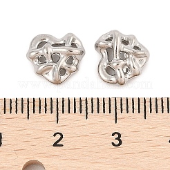 Cabochons en acier inoxydable 304 anti-ternissement&nbsp;STAS-L082-008P-01