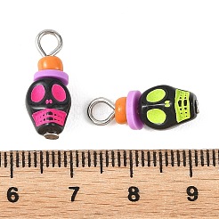 Pendentifs opaques en acrylique et pâte polymère faits main&nbsp;PALLOY-JF05968-02