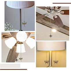 6 шт. 3-х стилевые удлинители цепи для потолочного вентилятора в тибетском стиле&nbsp;AJEW-BC0003-46