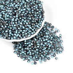 Cuentas de vidrio de colores interiores transparentes&nbsp;SEED-T007-19A-06