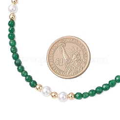 Ожерелья из белого нефрита и аметиста&nbsp;NJEW-JN05340