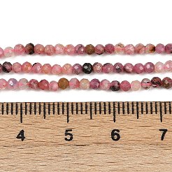 Природные родонит бисер нитей&nbsp;G-RM2025-B35-2mm-A