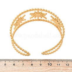 Браслеты-манжеты из нержавеющей стали 304 с эмалью для женщин&nbsp;LS-BJEW-D306-06G