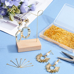 600 шт. Латунный штифт для глаз&nbsp;KK-SP0001-69B-G