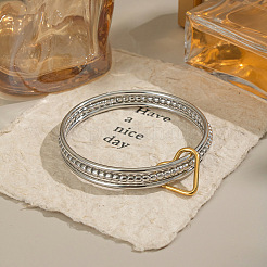 Трехслойные браслеты из нержавеющей стали 304&nbsp;RT3191