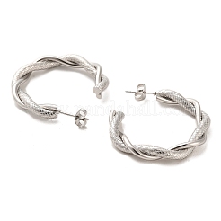 Orecchini a bottone in acciaio inossidabile 304 anti-ossidazione&nbsp;EJEW-D101-05P