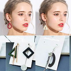 Подвески из дерева смешанного стиля&nbsp;WOOD-SC0001-02