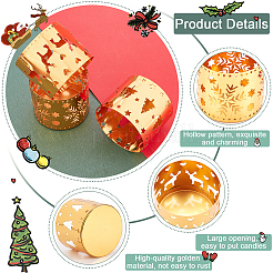 3шт 3-х стилистический железный подсвечник&nbsp;DIY-PH0003-34