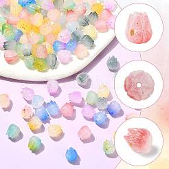 160pcs 8 Farben undurchsichtige Acrylperlen&nbsp;OACR-FS0002-76