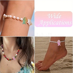 45шт 9 цвета гальванические прозрачные стеклянные бусины&nbsp;EGLA-YW0005-62