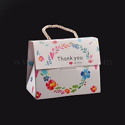 Scatole regalo rettangolari in carta con manico in corda&nbsp;CON-B010-03A